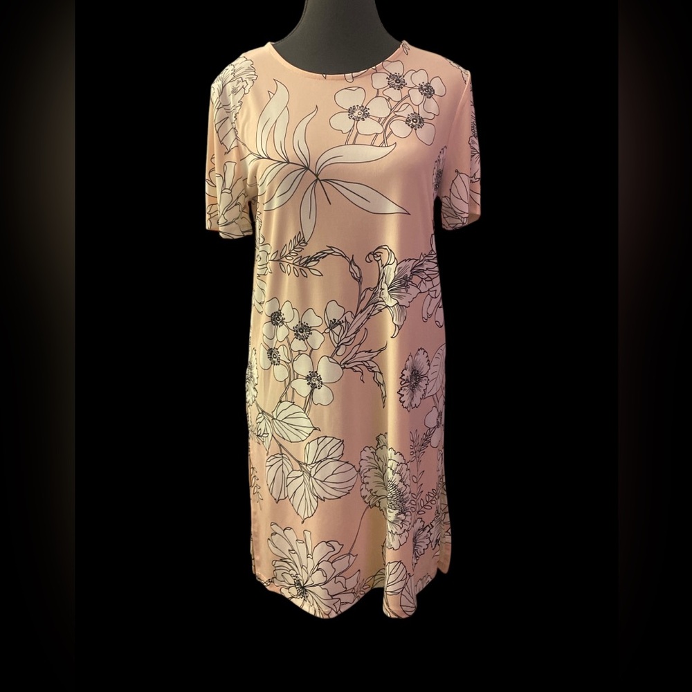 Calvin Klein Floral Print Tunic S EUC